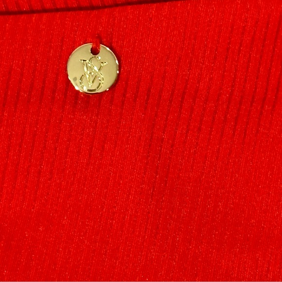 Victoria’s Secret VS Cutout 1 Piece Swimsuit Swim One Shoulder High Waist Ribbed - Picture 6 of 9